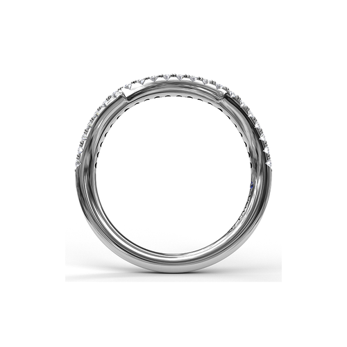 Fana Matching Band Wedding Band W3982-14kt-White thumbnail 2