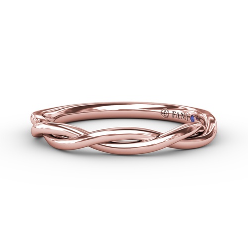 Fana Wedding Band Bridal W4064-14kt-Rose