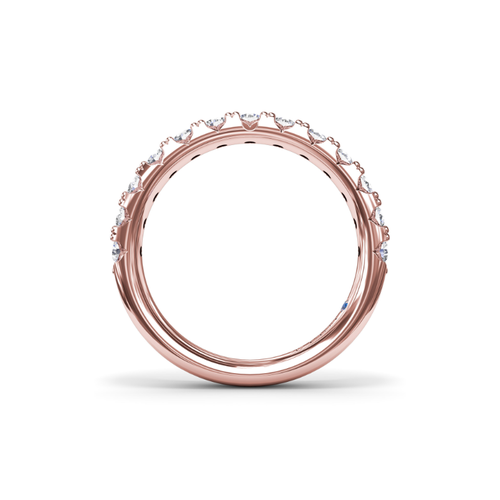 Fana Matching Band Wedding Band W4072-14kt-Rose thumbnail 3
