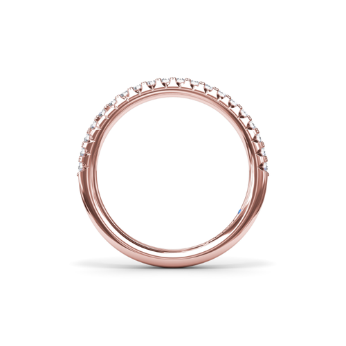Fana Matching Band Wedding Band W4113-14kt-Rose thumbnail 3
