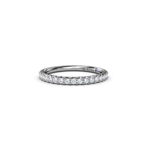 Fana Matching Band Wedding Band W4177-18kt-White thumbnail 1