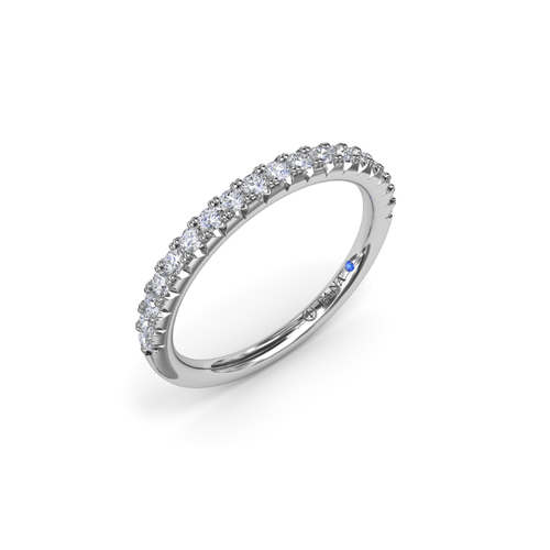 Fana Matching Band Wedding Band W4177-18kt-White thumbnail 2