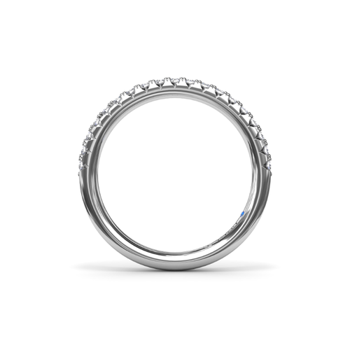 Fana Matching Band Wedding Band W4177-18kt-White thumbnail 3