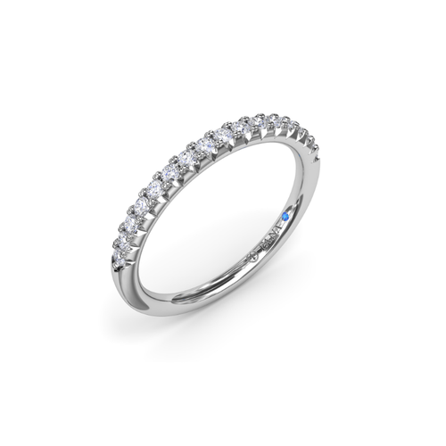 Fana Matching Band Wedding Band W4180-14kt-White thumbnail 2