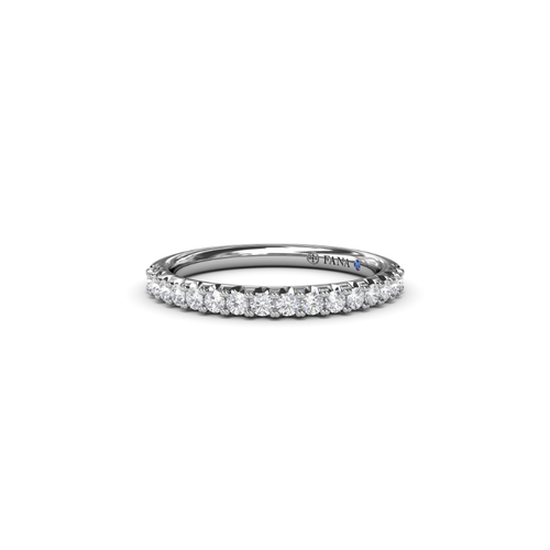 Fana Matching Band Wedding Band W4186-14kt-White thumbnail 1