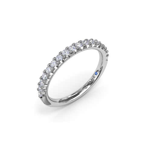 Fana Matching Band Wedding Band W4186-14kt-White thumbnail 2