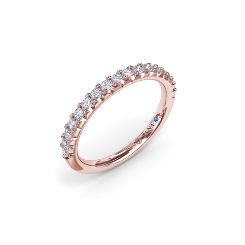 Fana Matching Band Wedding Band W4186-18kt-Rose thumbnail 2