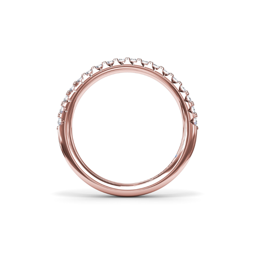 Fana Matching Band Wedding Band W4186-18kt-Rose thumbnail 3