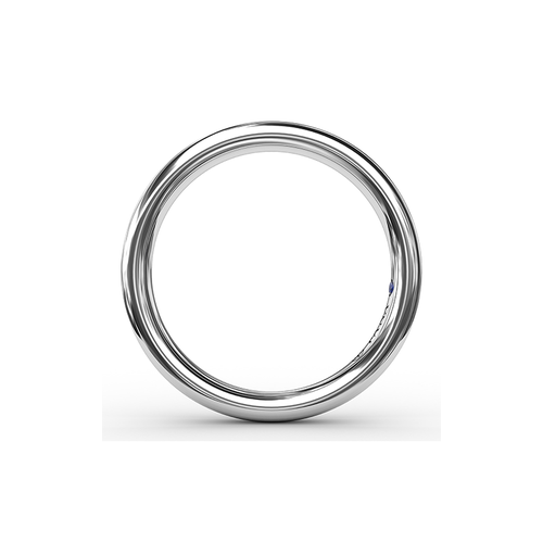 Fana Matching Band Wedding Band W6001-14kt-White thumbnail 2