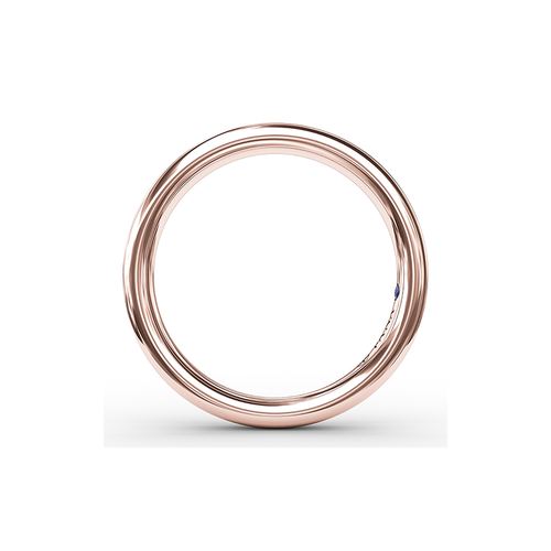 Fana Matching Band Wedding Band W6001-18kt-Rose thumbnail 2