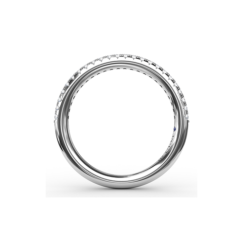 Fana Matching Band Wedding Band W6101-18kt-White thumbnail 2