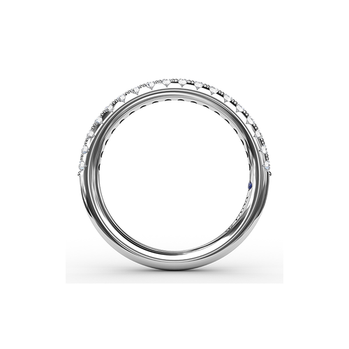 Fana Matching Band Wedding Band W6102-14kt-White thumbnail 2