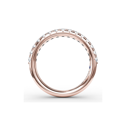 Fana Matching Band Wedding Band W6103-18kt-Rose thumbnail 2