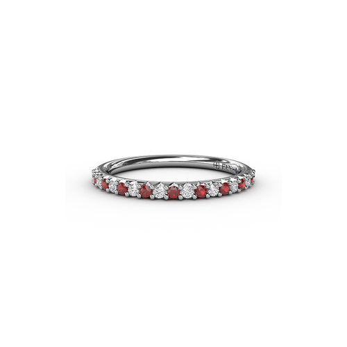 Fana Matching Band Wedding Band W6201R-Platinum thumbnail 1