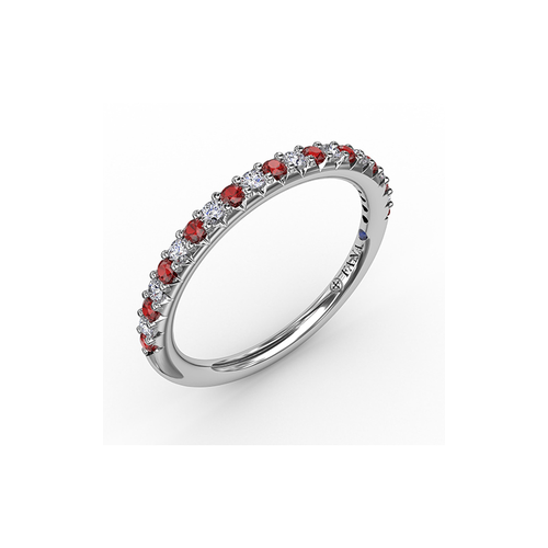 Fana Matching Band Wedding Band W6201R-Platinum thumbnail 2