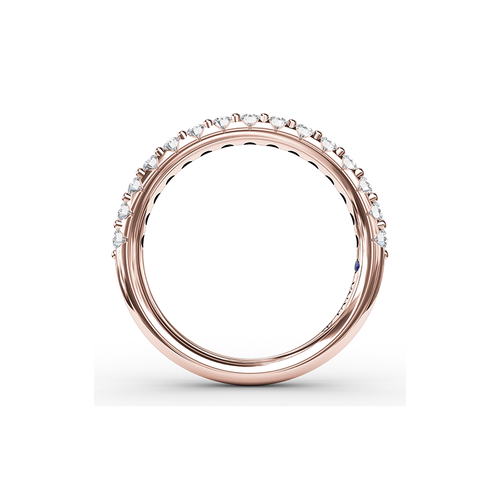 Fana Matching Band Wedding Band W6202-14kt-Rose thumbnail 2