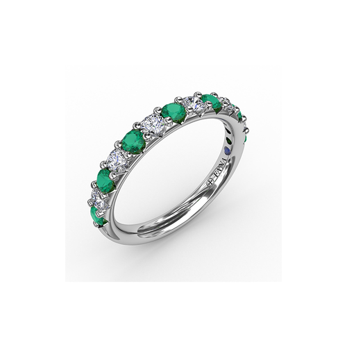 Fana Matching Band Wedding Band W6203E-Platinum thumbnail 2