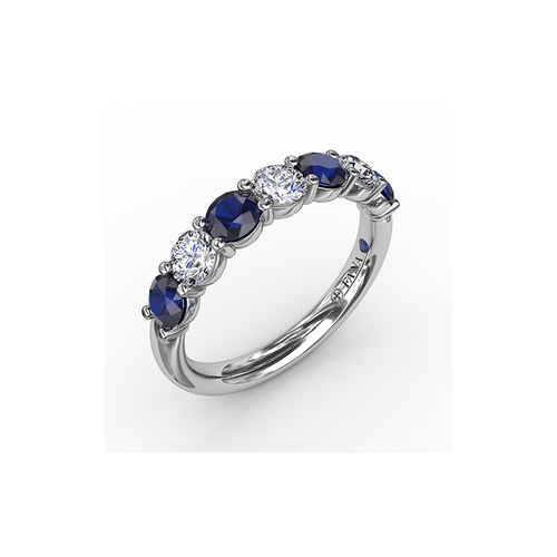 Fana Matching Band Wedding Band W6206S-18kt-White thumbnail 2