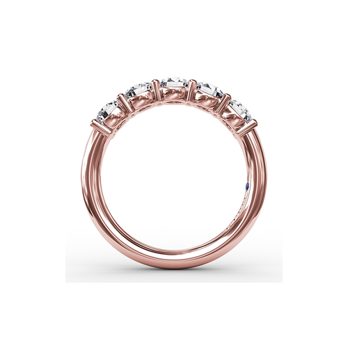 Fana Matching Band Wedding Band W6207-18kt-Rose thumbnail 2