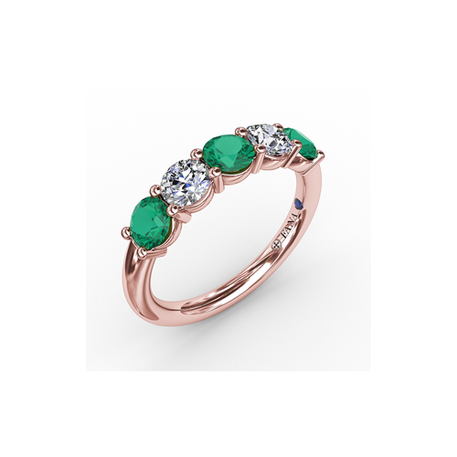 Fana Matching Band Wedding Band W6207E-14kt-Rose thumbnail 2