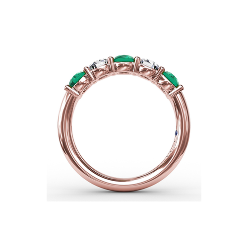 Fana Matching Band Wedding Band W6207E-14kt-Rose thumbnail 3