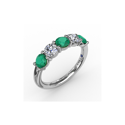 Fana Matching Band Wedding Band W6207E-14kt-White thumbnail 2