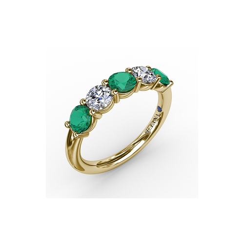 Fana Matching Band Wedding Band W6207E-14kt-Yellow thumbnail 2