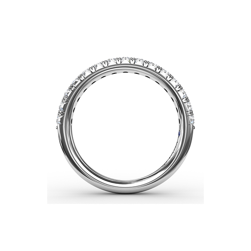 Fana Matching Band Wedding Band W6401-14kt-White thumbnail 2