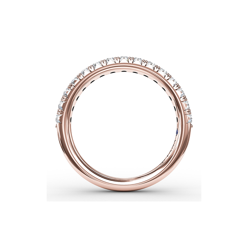 Fana Matching Band Wedding Band W6401-18kt-Rose thumbnail 2