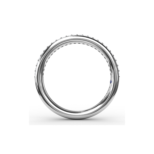 Fana Matching Band Wedding Band W6501-18kt-White thumbnail 2