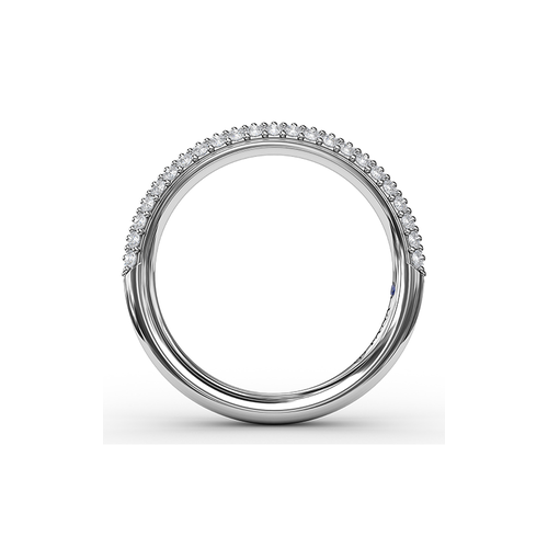 Fana Matching Band Wedding Band W6504-14kt-White thumbnail 2