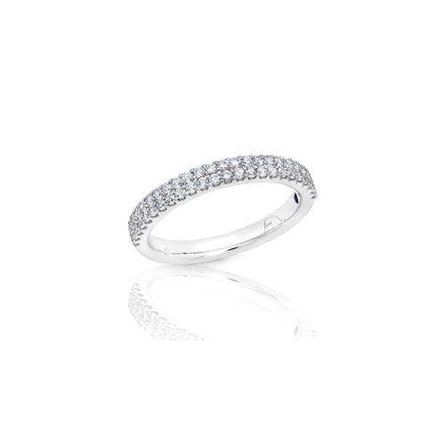 Fana Matching Band Wedding Band W7016-18kt-White thumbnail 1