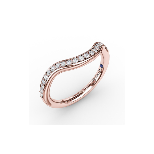 Fana Matching Band Wedding Band W7232-14kt-Rose thumbnail 1