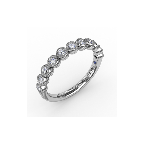 Fana Matching Band Wedding Band W7334-14kt-White thumbnail 1