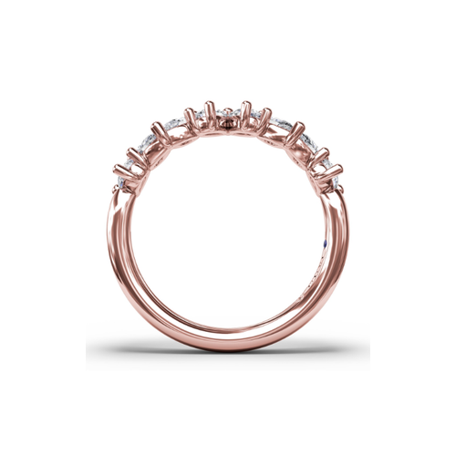 Fana Anniversary Band Wedding Band W7443-18kt-Rose thumbnail 3