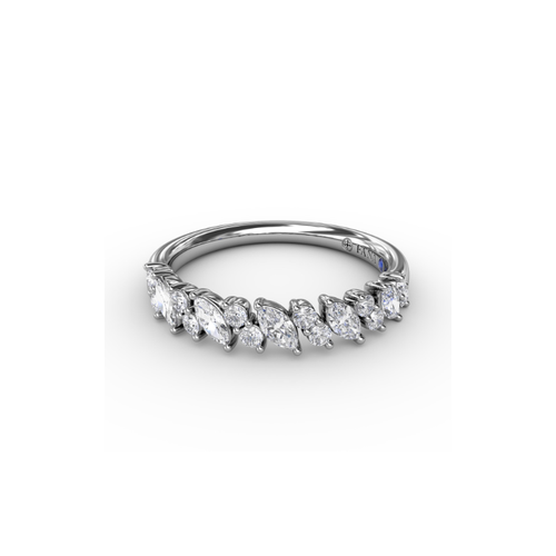 Fana Anniversary Band Wedding Band W7449-Platinum thumbnail 1