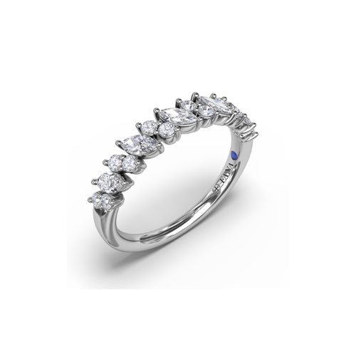 Fana Anniversary Band Wedding Band W7449-Platinum thumbnail 2