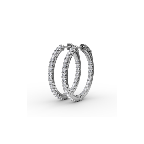 Fana Diamond Fashion Earrings ER4892-14kt-White thumbnail 2