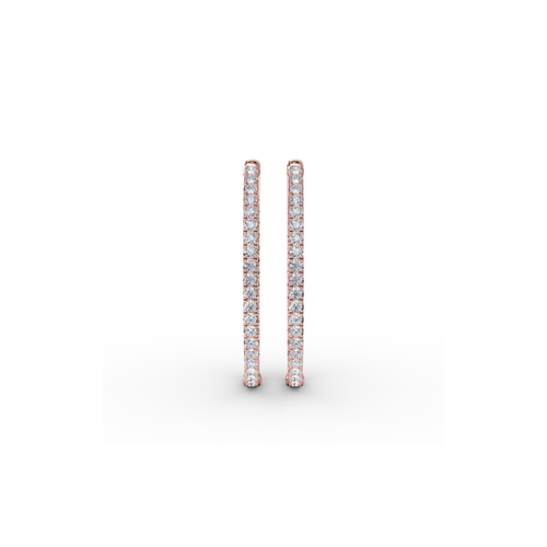 Fana Diamond Fashion Earrings ER4939-14kt-Rose thumbnail 1