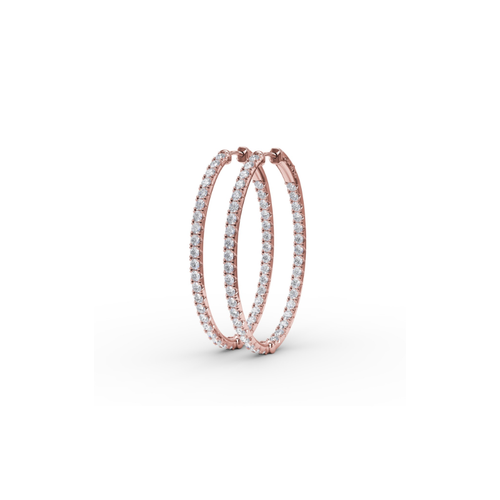 Fana Diamond Fashion Earrings ER4939-14kt-Rose thumbnail 2