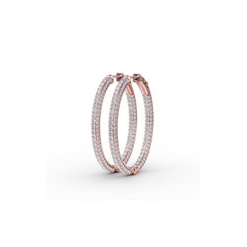 Fana Diamond Fashion Earrings ER4944-14kt-Rose thumbnail 2