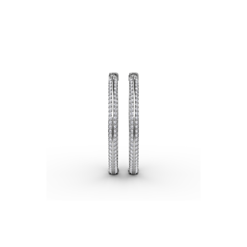 Fana Earrings Diamond Fashion ER4954-14kt-White