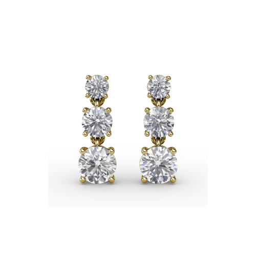 Fana Diamond Fashion Earrings ER5134-14kt-Yellow thumbnail 1