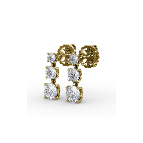 Fana Diamond Fashion Earrings ER5134-14kt-Yellow thumbnail 2