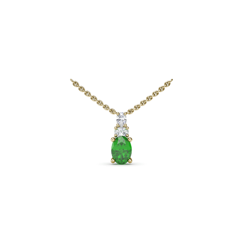 Fana Diamond Fashion Necklace N1852E-14kt-Yellow thumbnail 1