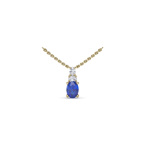 Fana Color Fashion Necklace N1852S-14kt-Yellow thumbnail 1