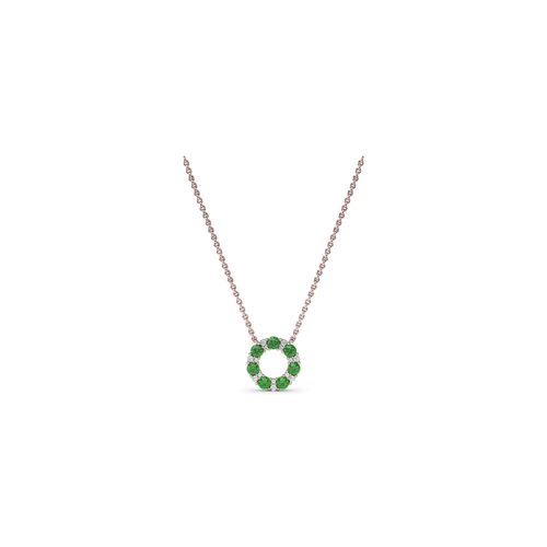 Fana Color Fashion Necklace N1868E-14kt-Rose thumbnail 1