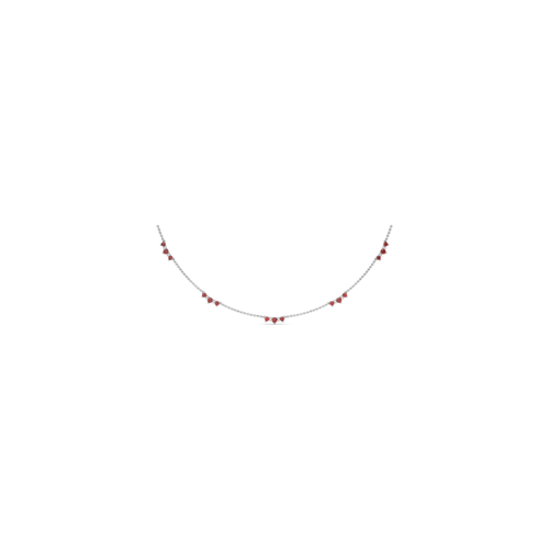 Fana Color Fashion Necklace N1871R-14kt-White thumbnail 1