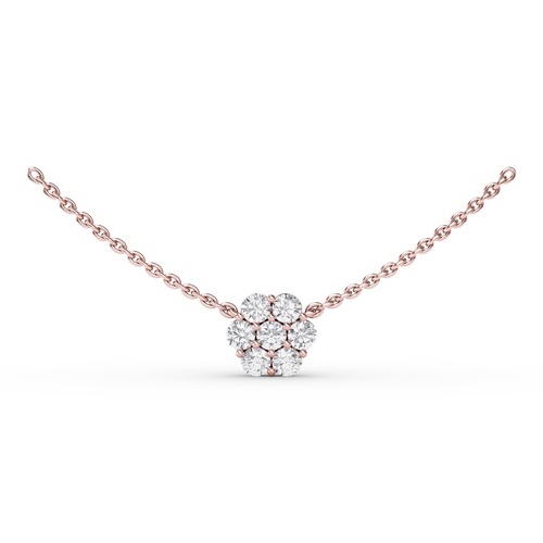 Fana Necklace Diamond Fine Jewelry N5031-14kt-Rose