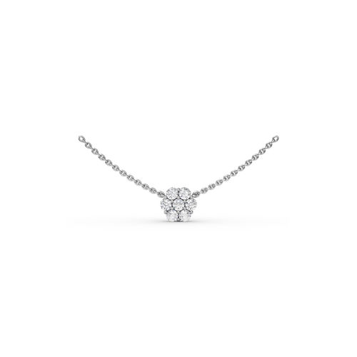 Fana Diamond Fashion Necklace N5031-14kt-White thumbnail 1